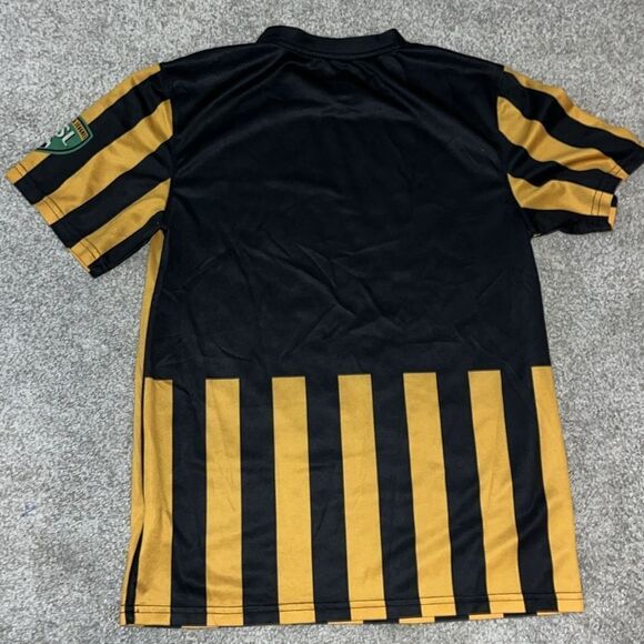 Charleston Battery Futbol Soccer Club USL Printed Jersey Black Gold -S adult - Picture 3 of 5